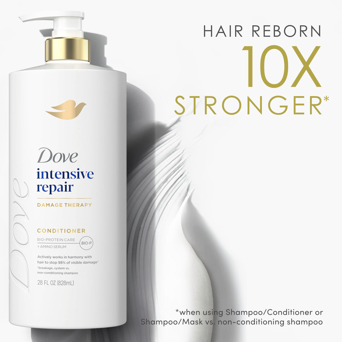 Dove Intensive Repair Conditioner for Damaged Hair & Breakage 28oz 4ct