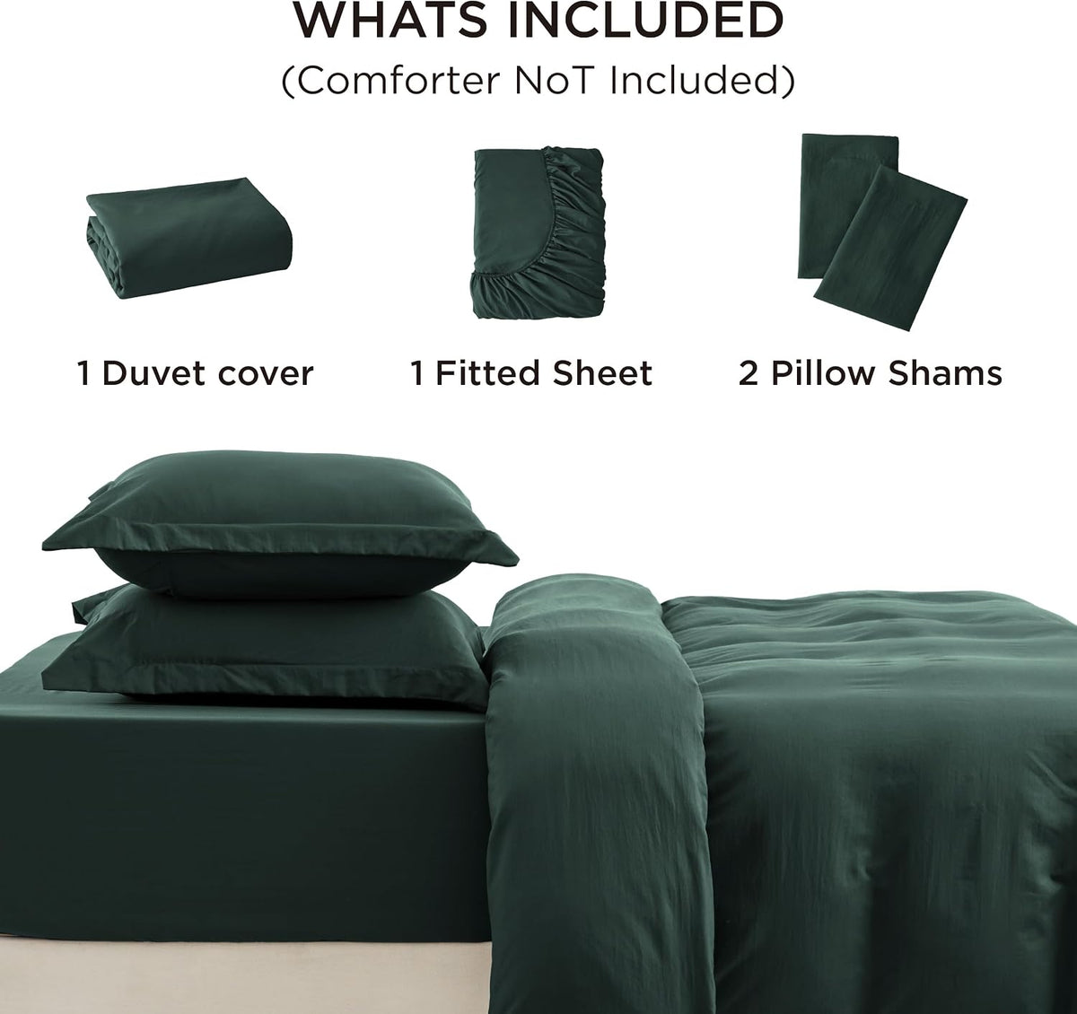Bedsure Skipper Blue Duvet Cover Queen Size - 3 Pieces Prewashed Cotton-Like Polyester Extra Soft Bedding Set, Includes 1 Duvet Cover 90x90 Inches with Zipper Closure & 2 Pillow Shams, No Comforter