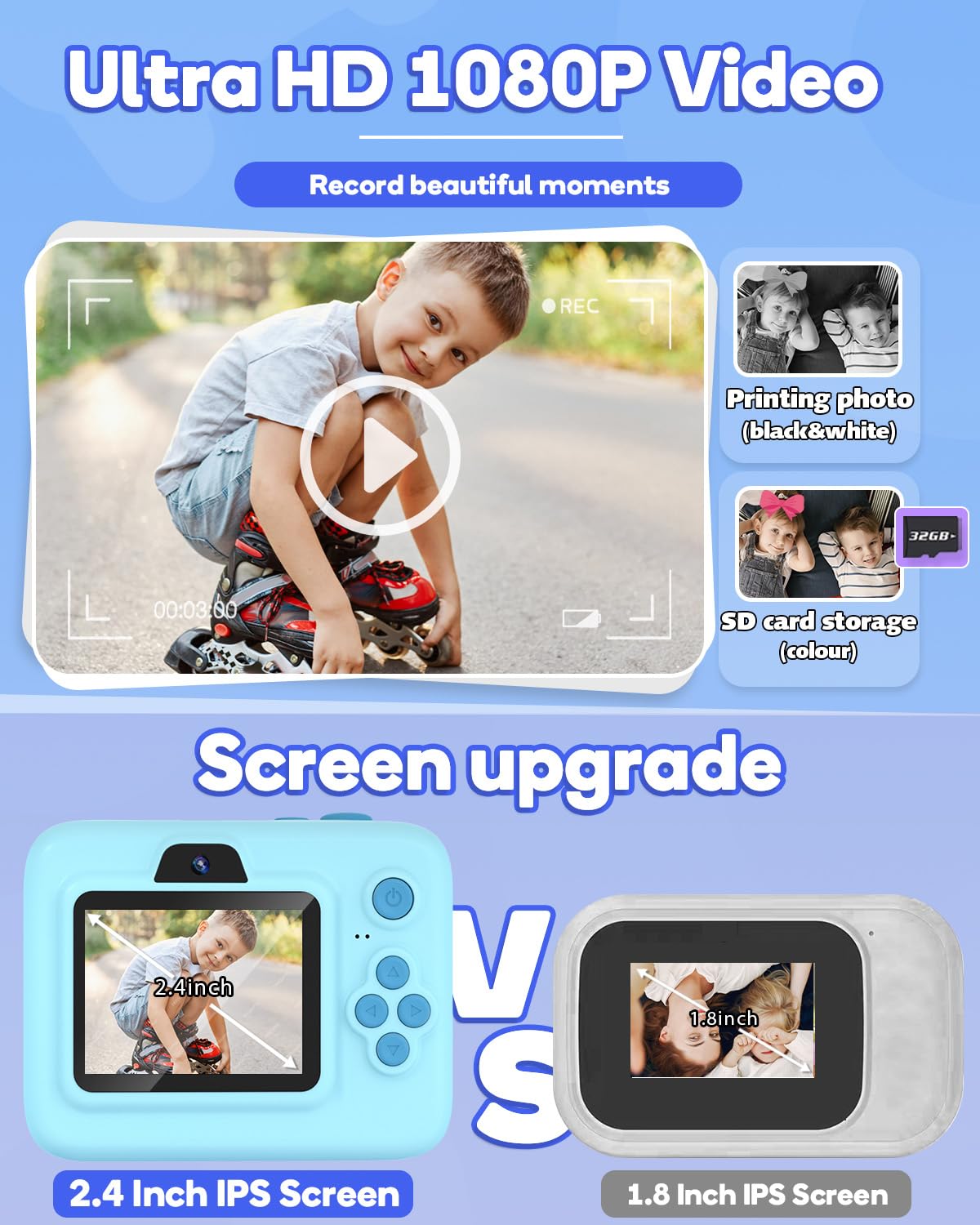 Dylanto Kids Camera Instant Print,1080P Kids Instant Cameras that Print Photos,Christmas Birthday Gifts for Girls Age 3-12,Portable Toy for 3 4 5 6 7 8 9 10 Year Old Girls Boys Pink Father Jim Norris notebooks