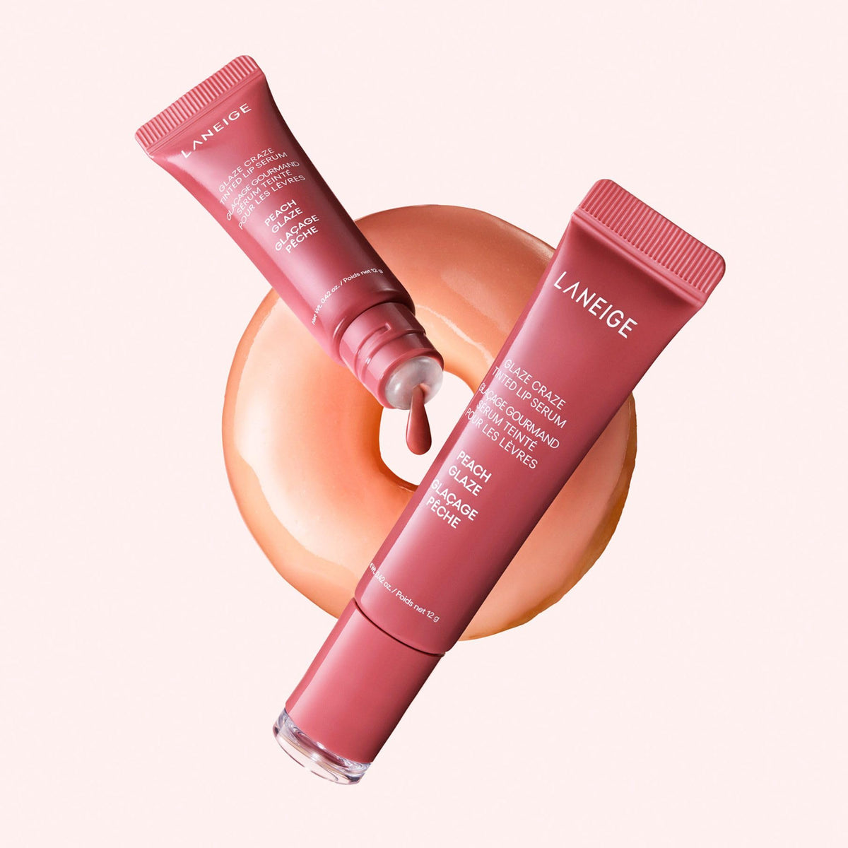 LANEIGE Glaze Craze Tinted Lip Serum with Plumping Polypeptides Father Jim Norris notebooks