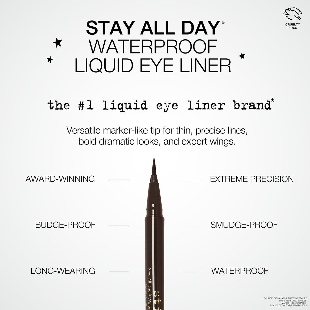 stila Stay All Day Waterproof Liquid Eye Liner Father Jim Norris notebooks