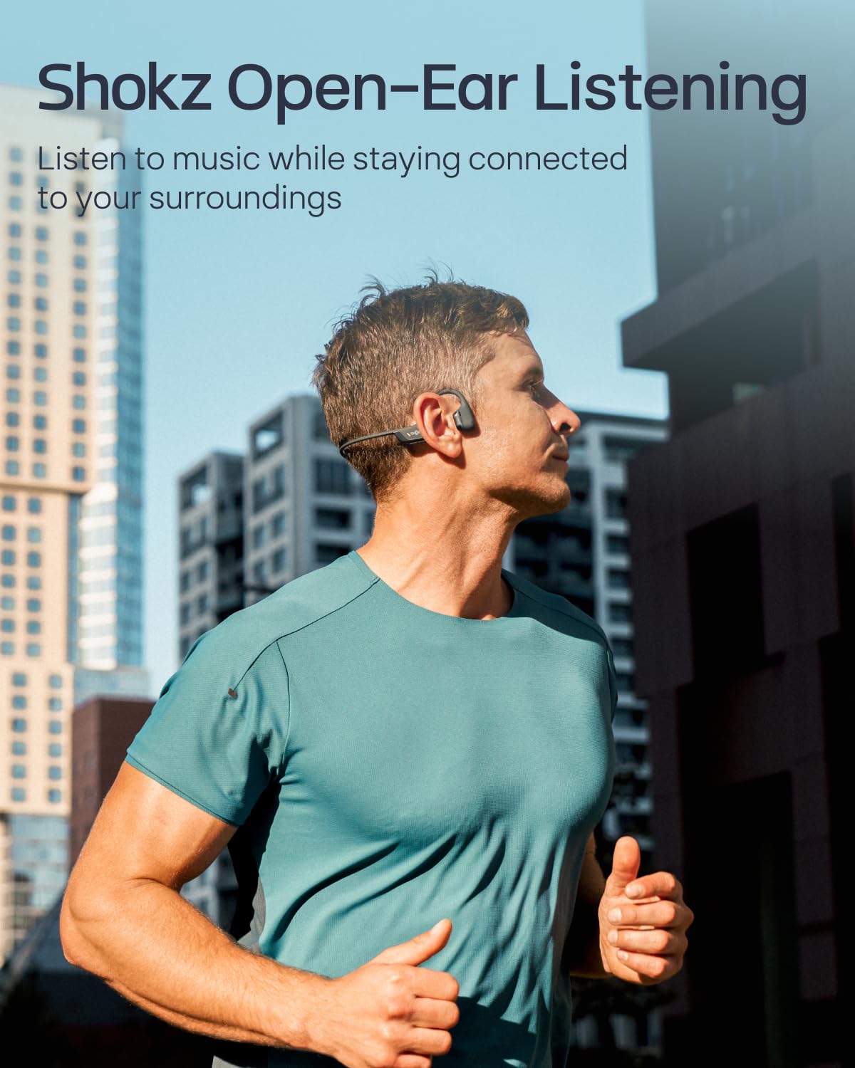 SHOKZ OpenRun Pro 2 Bone Conduction Bluetooth Sport Headphones, Black Father Jim Norris notebooks