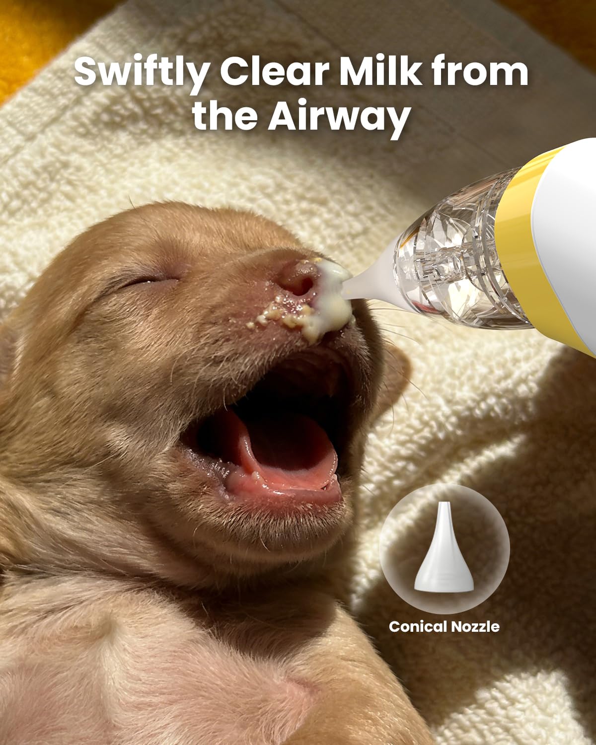 GROWNSY Baby Nasal Aspirator, Electric Nose Sucker, Powerful Suction,Grey