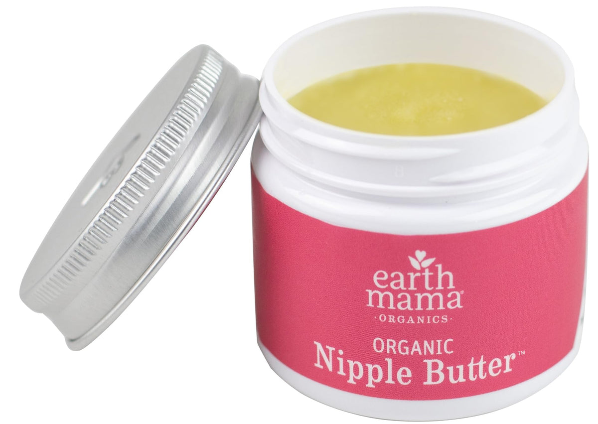 Earth Mama Organic Nipple Butter, Lanolin-Free Breastfeeding Cream, 2 fl oz