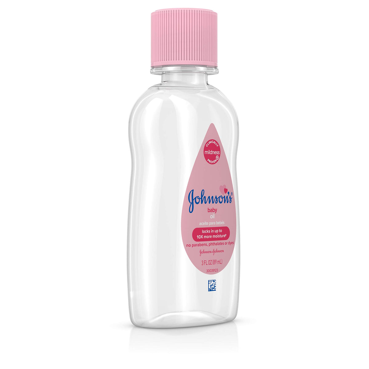Johnson's Baby Oil, Hypoallergenic, 3 fl oz