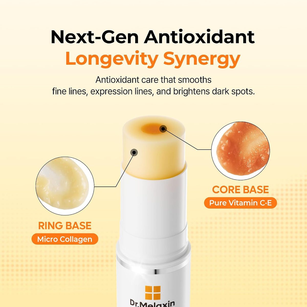Collagen Multi Balm Stick, Calcium & Adenosine Korean Wrinkle Stick for Eye, Neck & Face,