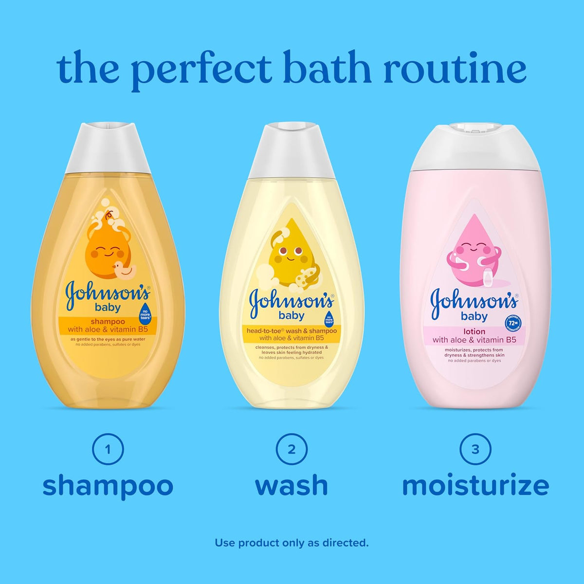 Johnson's Baby Head-to-Toe Wash & Shampoo, Tear Free, 27.1 fl. oz