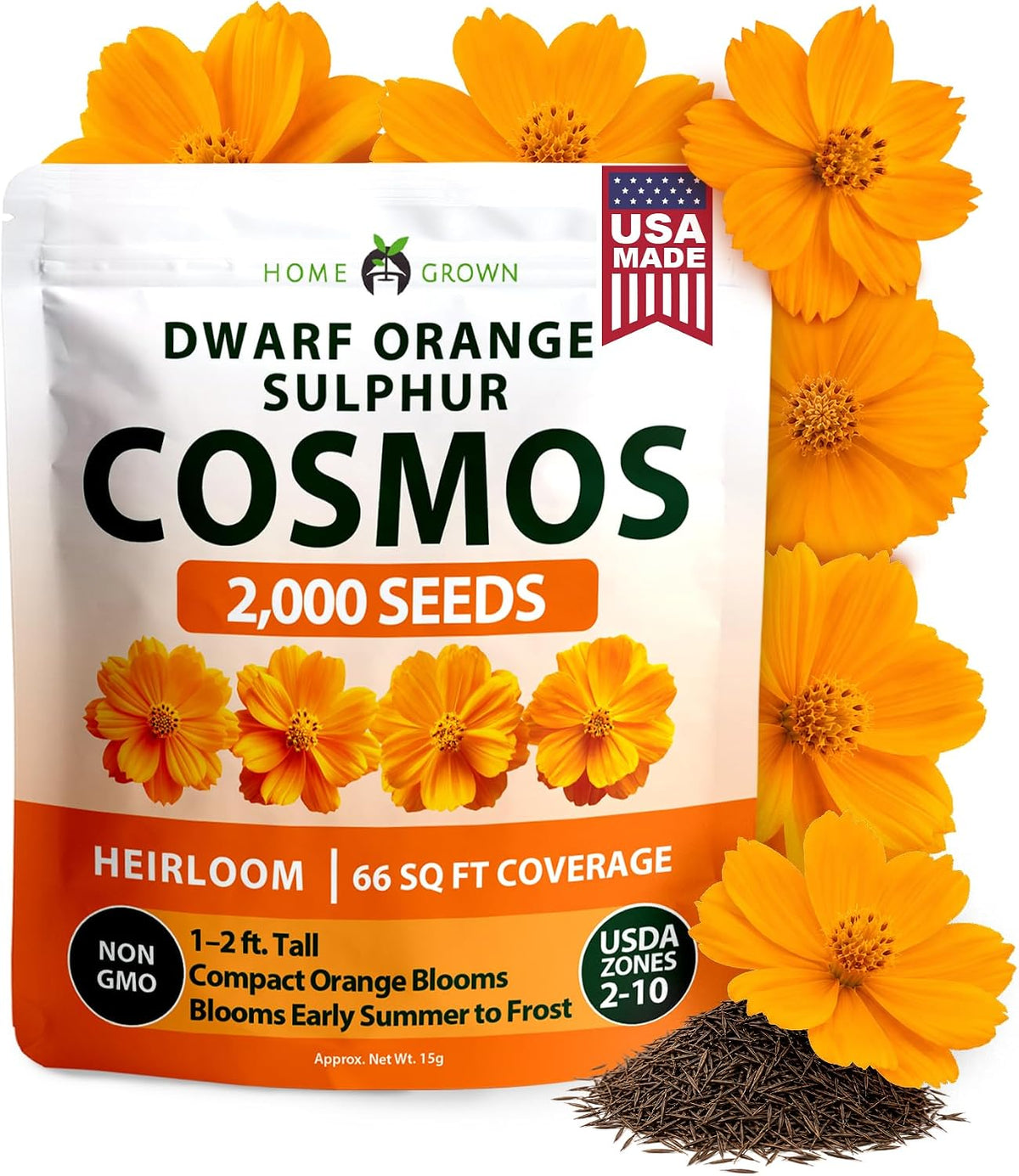HOME GROWN 15 Herb Seed Variety Kit, 5100+ Seeds, Culinary Herb Kit Father Jim Norris notebooks