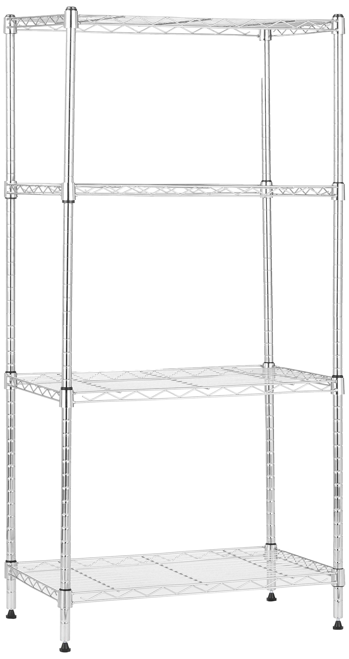 Amazon Basics 5-Shelf Adjustable Heavy Duty Steel Wire Storage Shelves for Garage