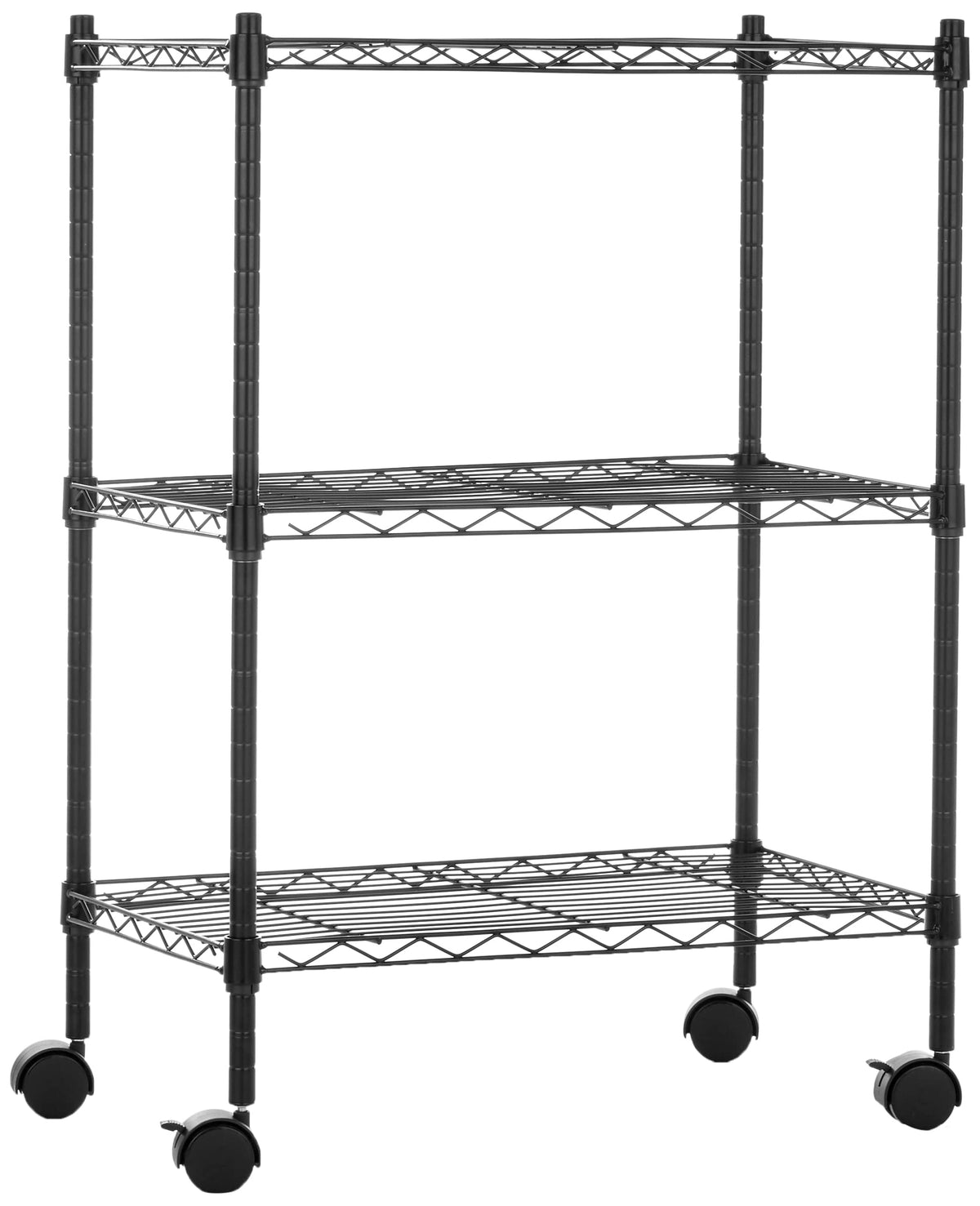 Amazon Basics 5-Shelf Adjustable Heavy Duty Steel Wire Storage Shelves for Garage