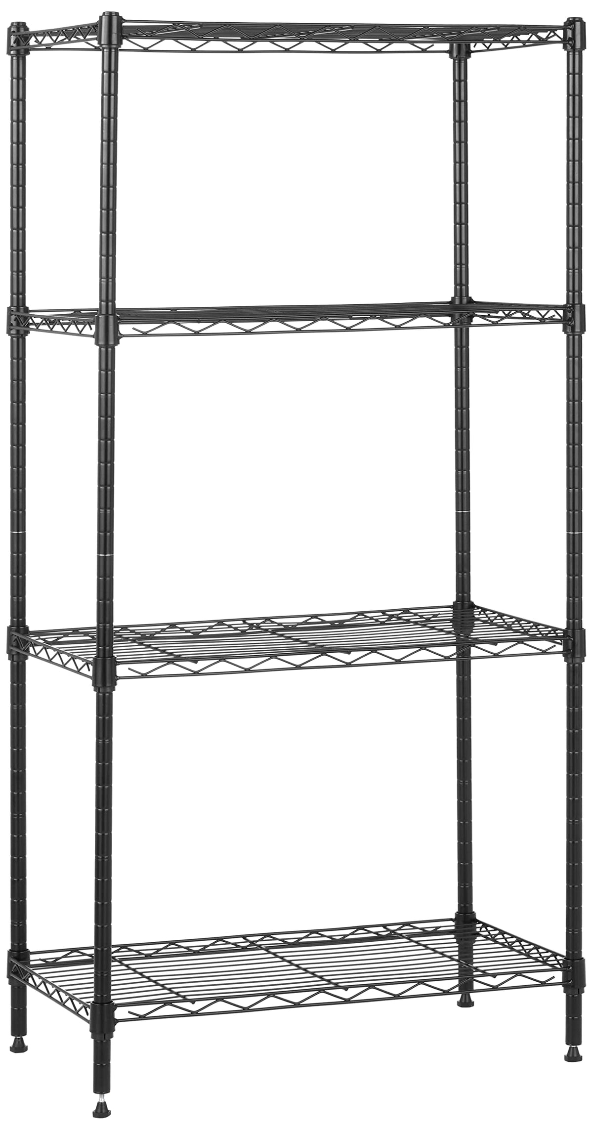 Amazon Basics 5-Shelf Adjustable Heavy Duty Steel Wire Storage Shelves for Garage