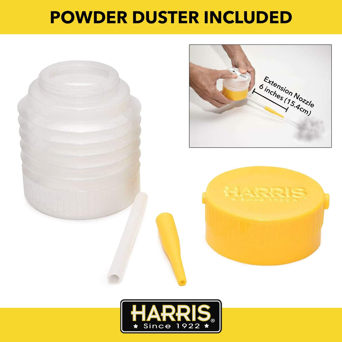 HARRIS Diatomaceous Earth Food Grade, 4lb with Powder Duster Included in The Bag Father Jim Norris notebooks