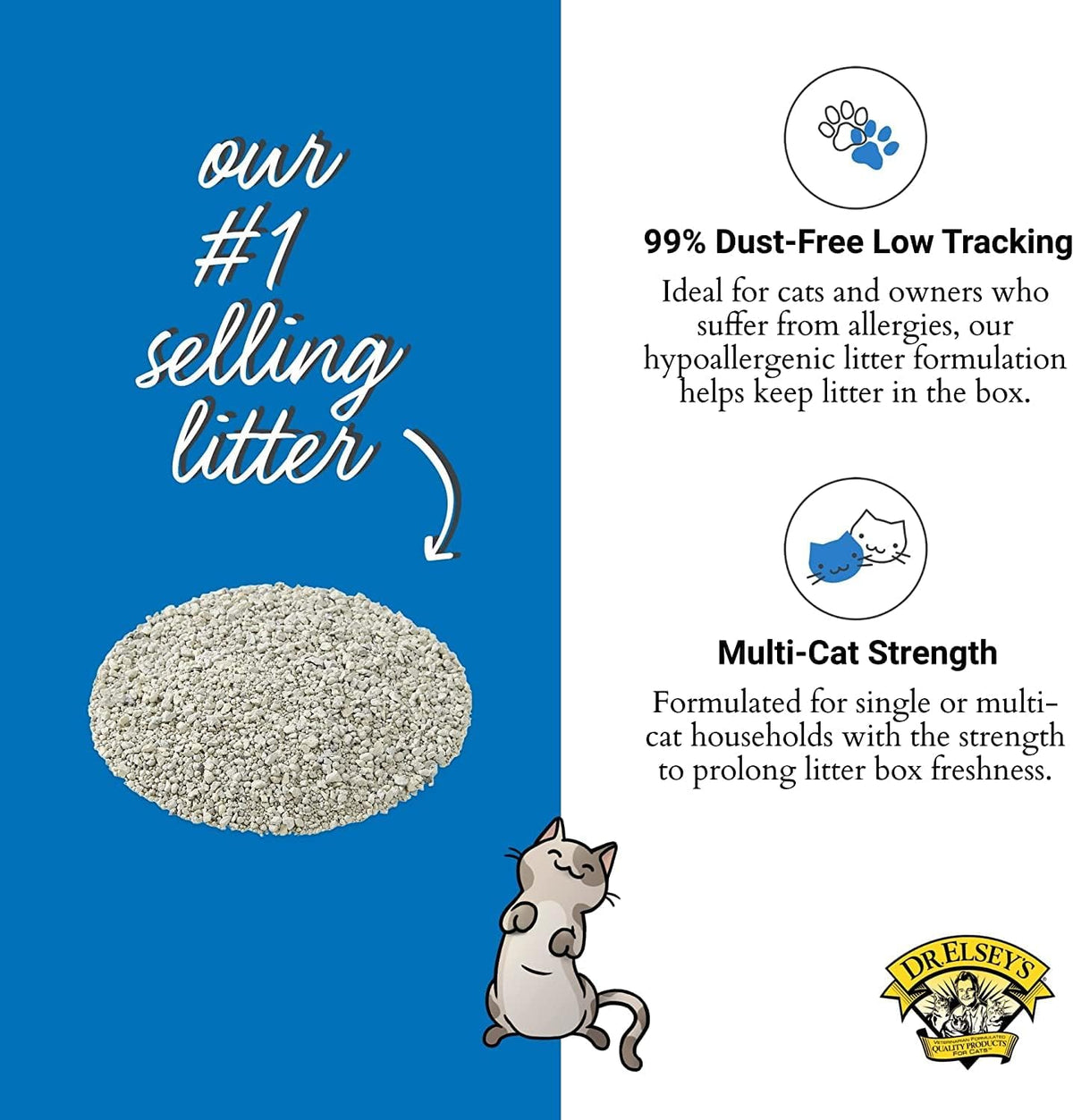 Dr. Elsey's Ultra UnScented Clumping Clay Cat Litter 40 lb. Bag Father Jim Norris notebooks