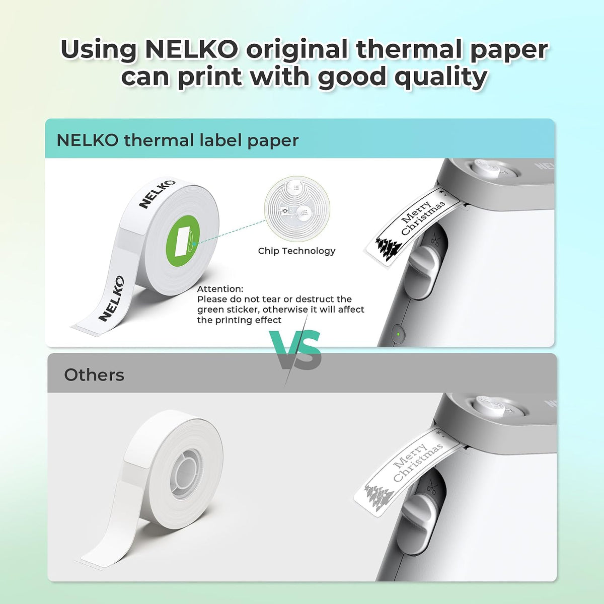 Nelko P21 Label Maker Machine with Tape, Bluetooth Label Printer, White Father Jim Norris notebooks