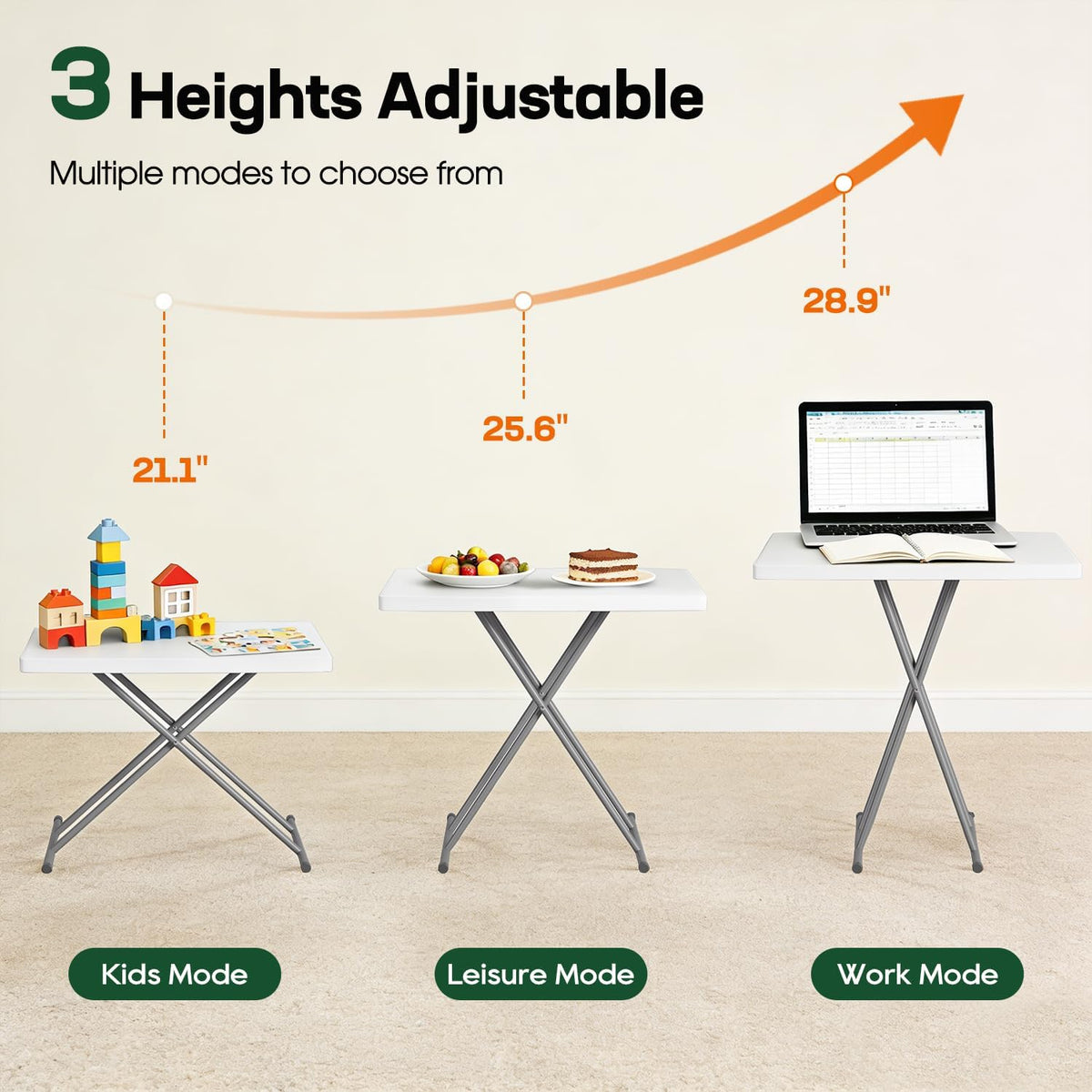 BestOffice | 6FT Folding Table | Black | Portable Plastic Table Father Jim Norris notebooks