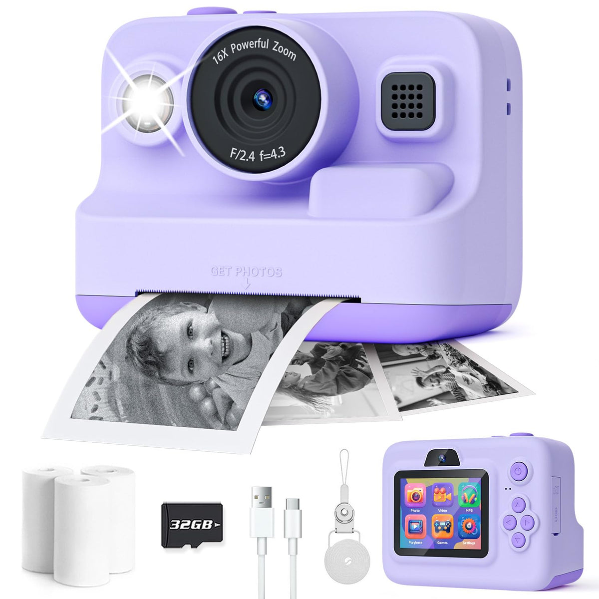Dylanto Kids Camera Instant Print,1080P Kids Instant Cameras that Print Photos,Christmas Birthday Gifts for Girls Age 3-12,Portable Toy for 3 4 5 6 7 8 9 10 Year Old Girls Boys Pink Father Jim Norris notebooks