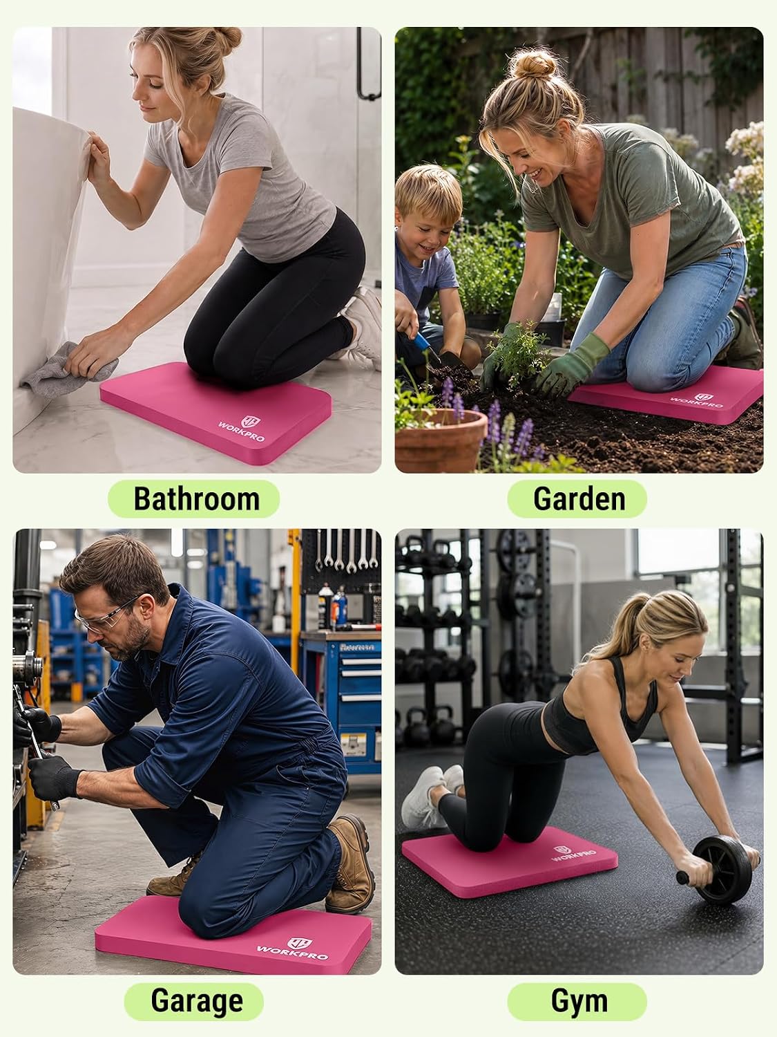 WORKPRO Extra Thick Kneeling Pad, Soft NBR Foam Cushioning for Knees Father Jim Norris notebooks