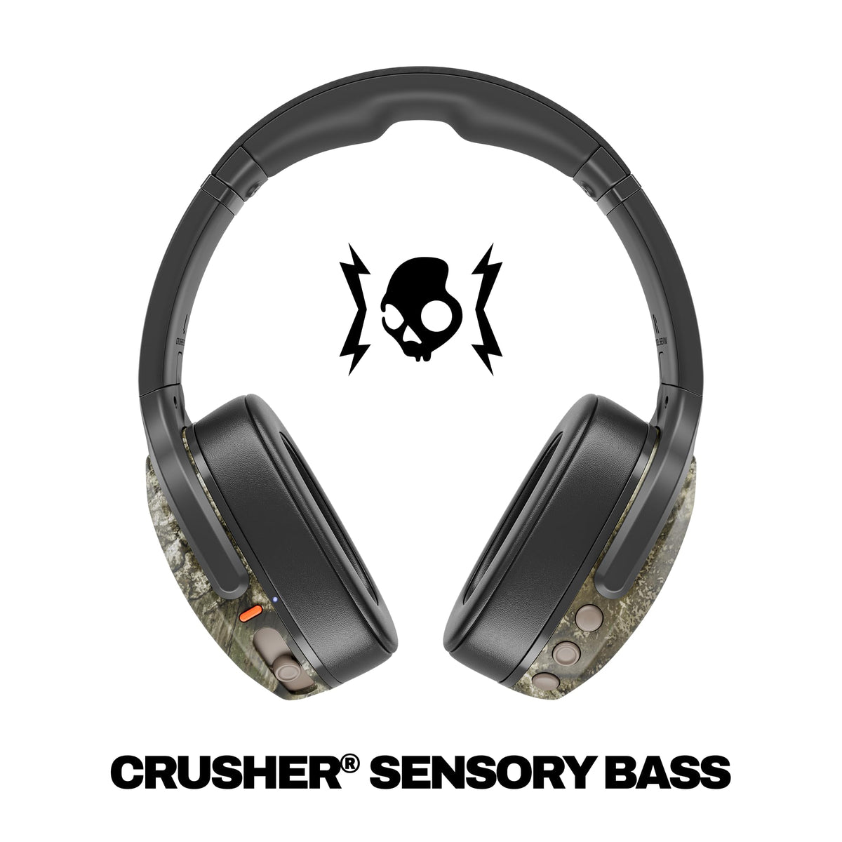 Skullcandy Crusher Evo Wireless Multi-Sensory Bass Headphones - True Black Father Jim Norris notebooks