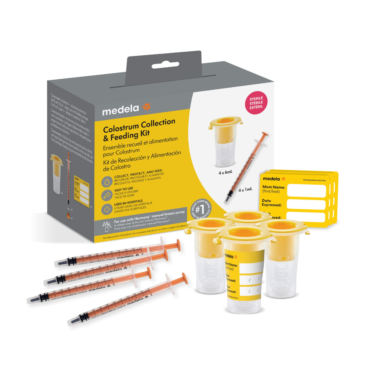 Medela Harmony Manual Breast Pump, On-the-Go, More Milk Output