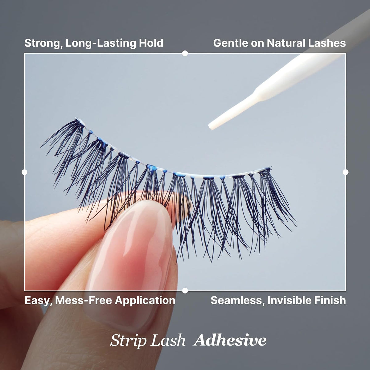 Kiss Lash Adhesive, Lash Glue, 24hr Strip Eyelash Adhesive