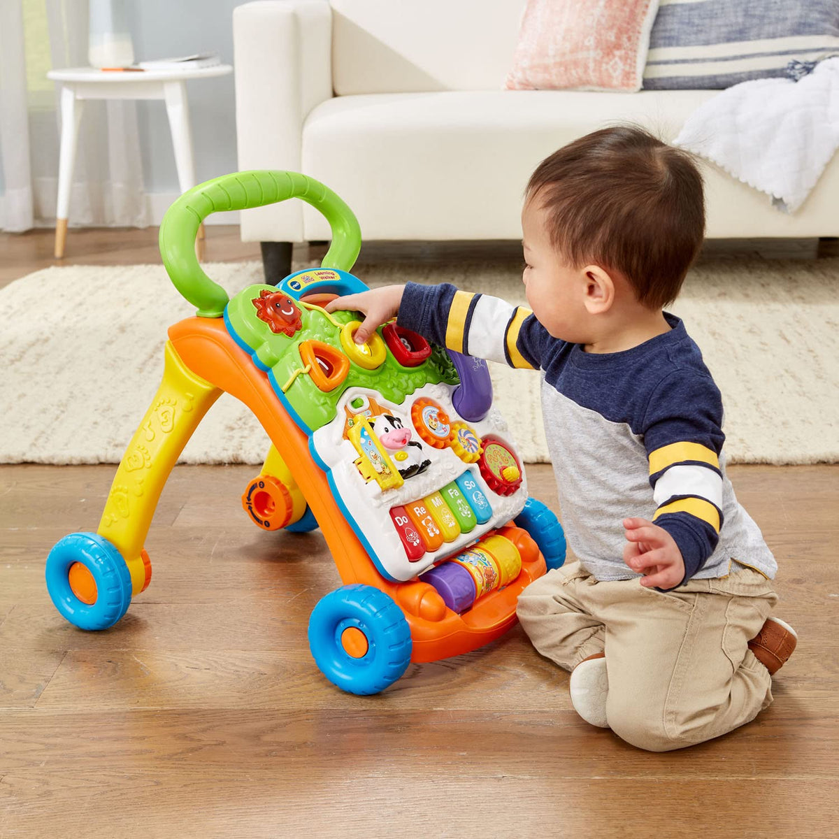 VTech Sit-to-Stand Learning Walker (Frustration Free Packaging), Blue