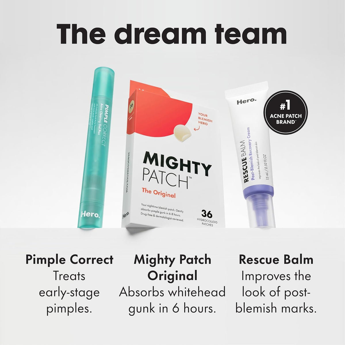Mighty Patch Hero Cosmetics Original Nighttime Acne Pimple Patches, 36 Ct Father Jim Norris notebooks