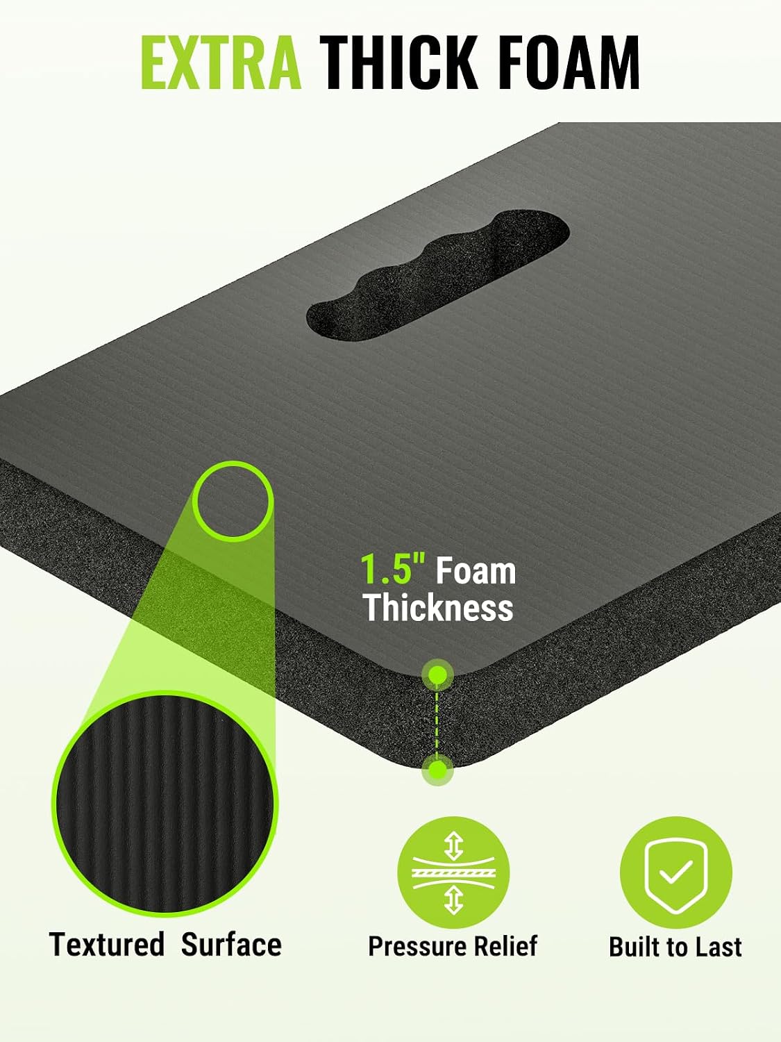WORKPRO Extra Thick Kneeling Pad, Soft NBR Foam Cushioning for Knees Father Jim Norris notebooks