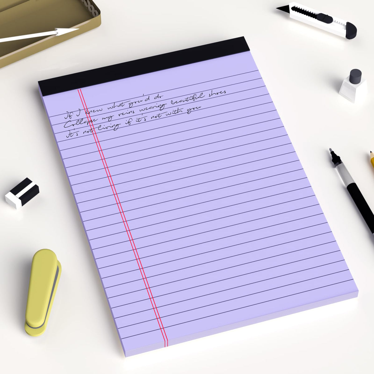AILZFEI 6pcs Small Note Pad 5x8 College Ruled Legal Pads Paper Notepads 6 Pack Study Back Writing Pads 5 x 8 Legal Pads Perforated Narrow Ruled Pads of Paper White Father Jim Norris notebooks