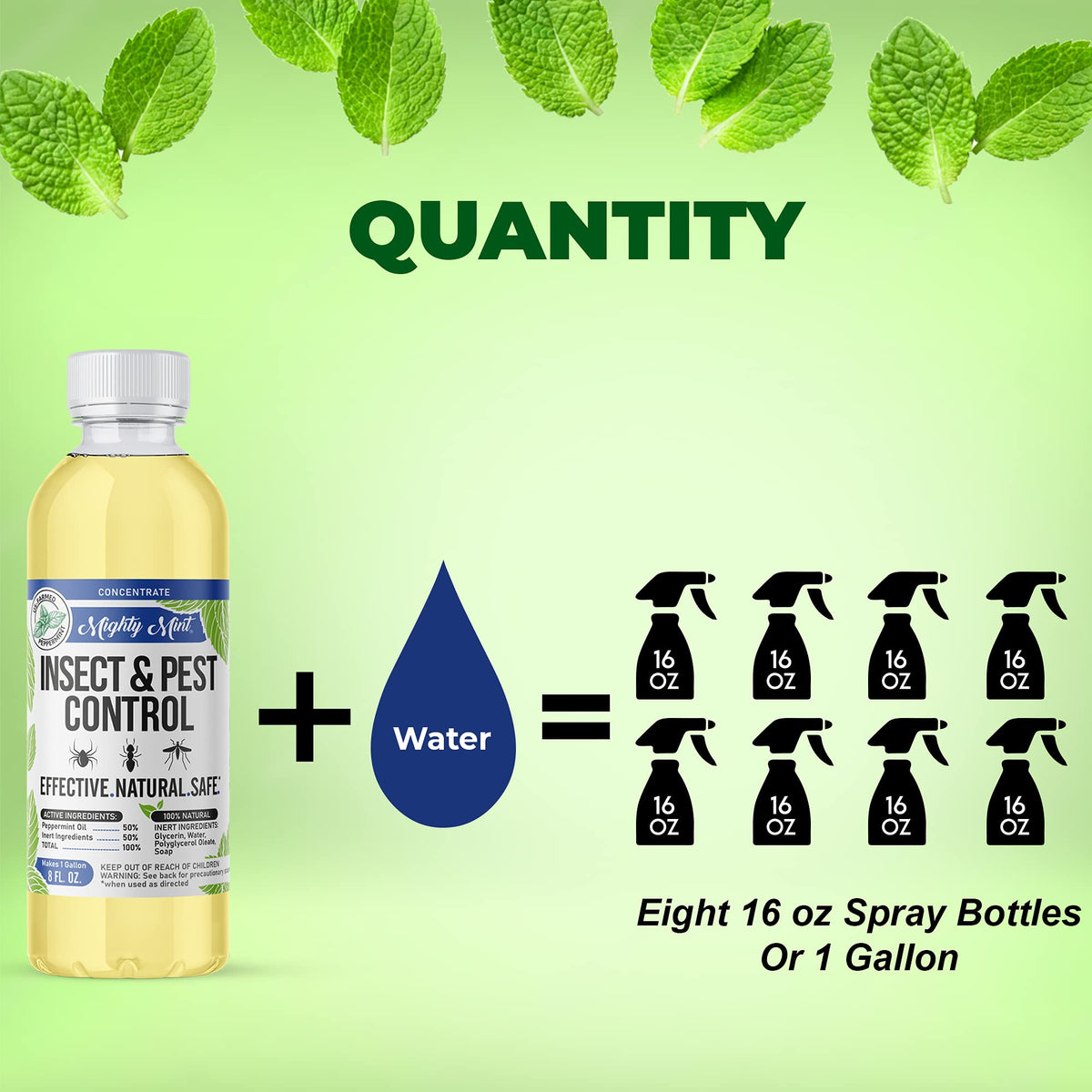 Mighty Mint Peppermint Oil Insect Repellent Spray, 16 oz Father Jim Norris notebooks