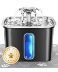 Veken Innovation Award Winner Stainless Steel Cat Water Fountain, 108oz, C1