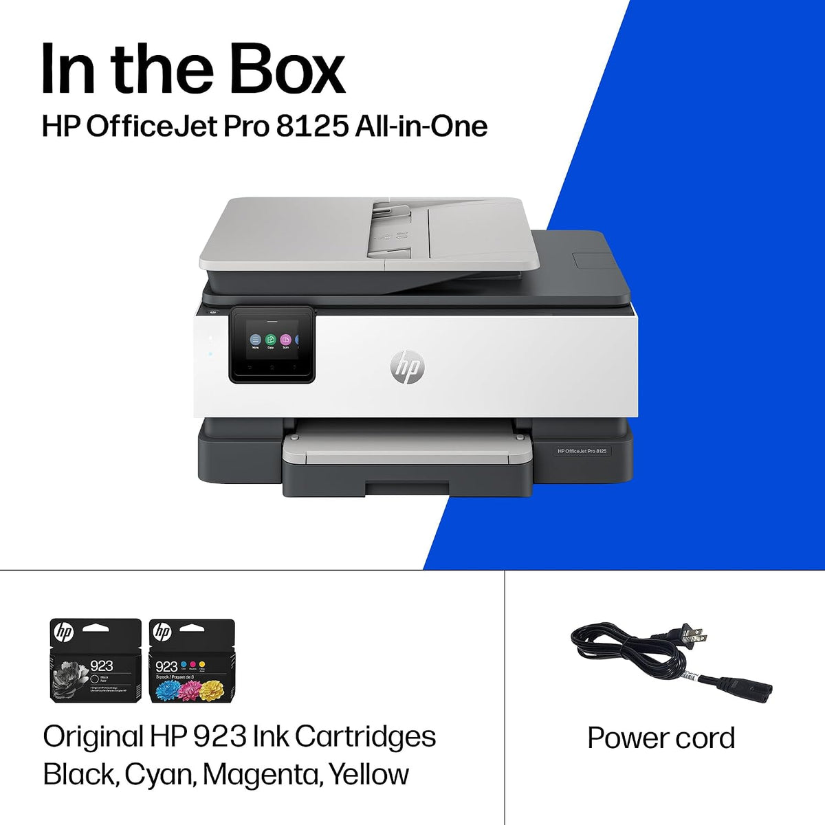 HP OfficeJet Pro 8125 Wireless All-in-One Color Inkjet Printer, Print, Scan, Copy, ADF, Duplex Printing Best-for-Home Office, 3 Month Trial of Instant Ink Included, AI-Capable (C2VJ4A) Father Jim Norris notebooks