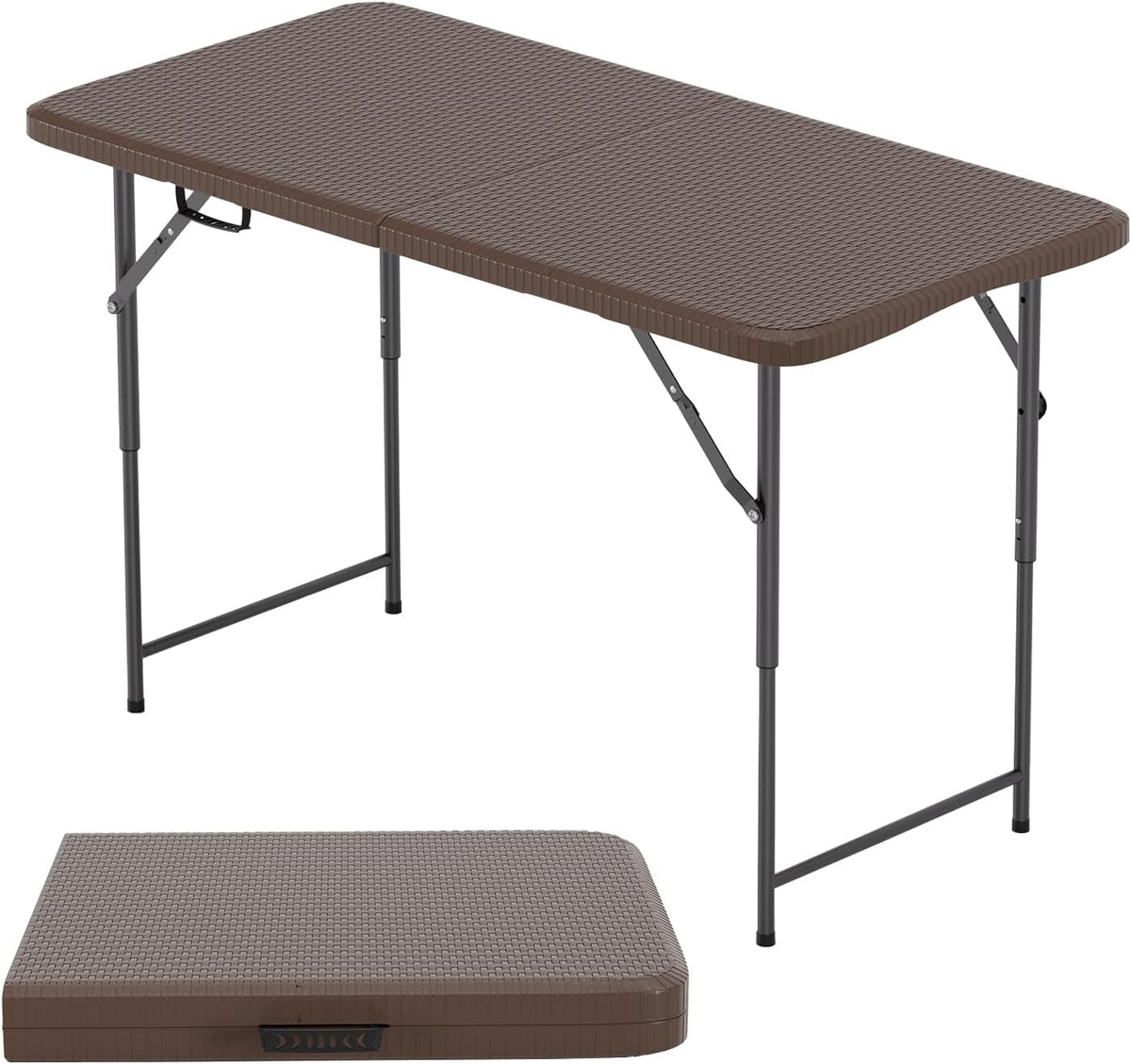 BestOffice | 6FT Folding Table | Black | Portable Plastic Table Father Jim Norris notebooks
