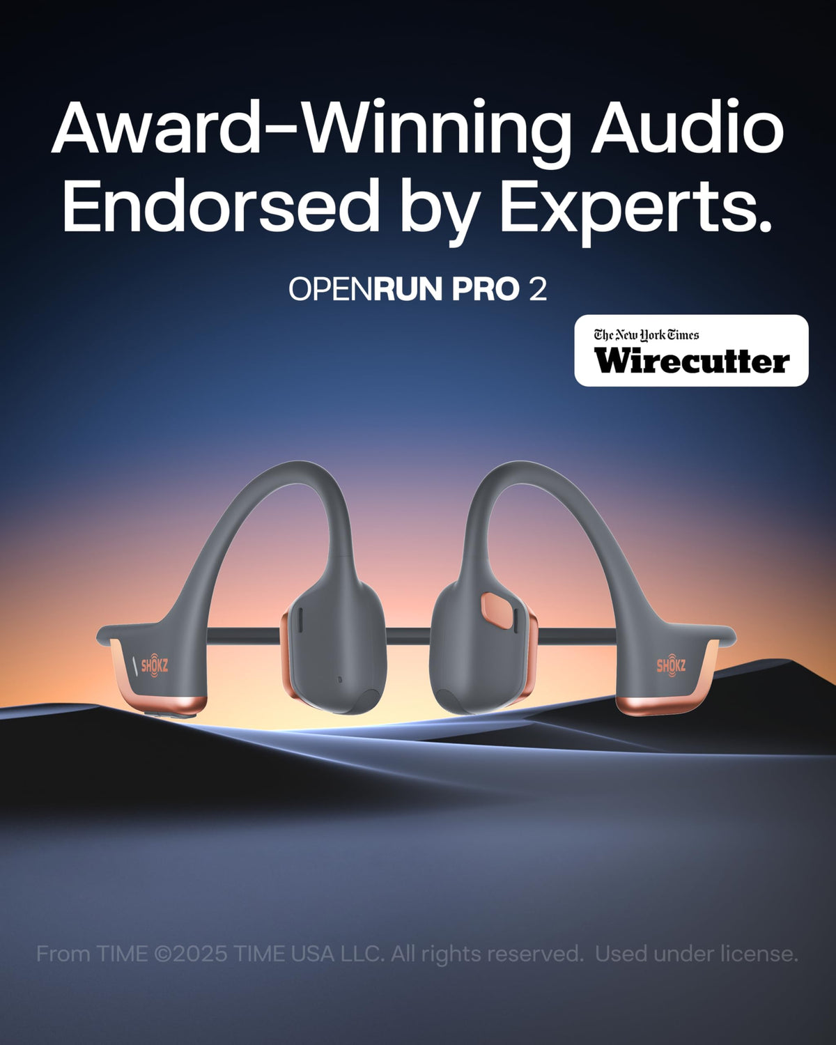 SHOKZ OpenRun Pro 2 Bone Conduction Bluetooth Sport Headphones, Black Father Jim Norris notebooks
