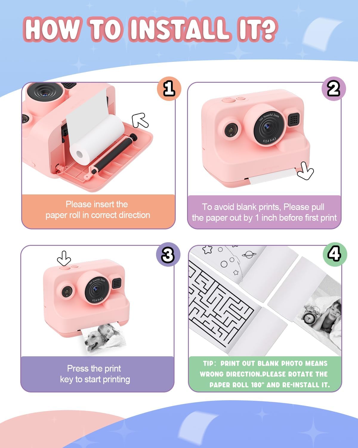 Dylanto Kids Camera Instant Print,1080P Kids Instant Cameras that Print Photos,Christmas Birthday Gifts for Girls Age 3-12,Portable Toy for 3 4 5 6 7 8 9 10 Year Old Girls Boys Pink Father Jim Norris notebooks