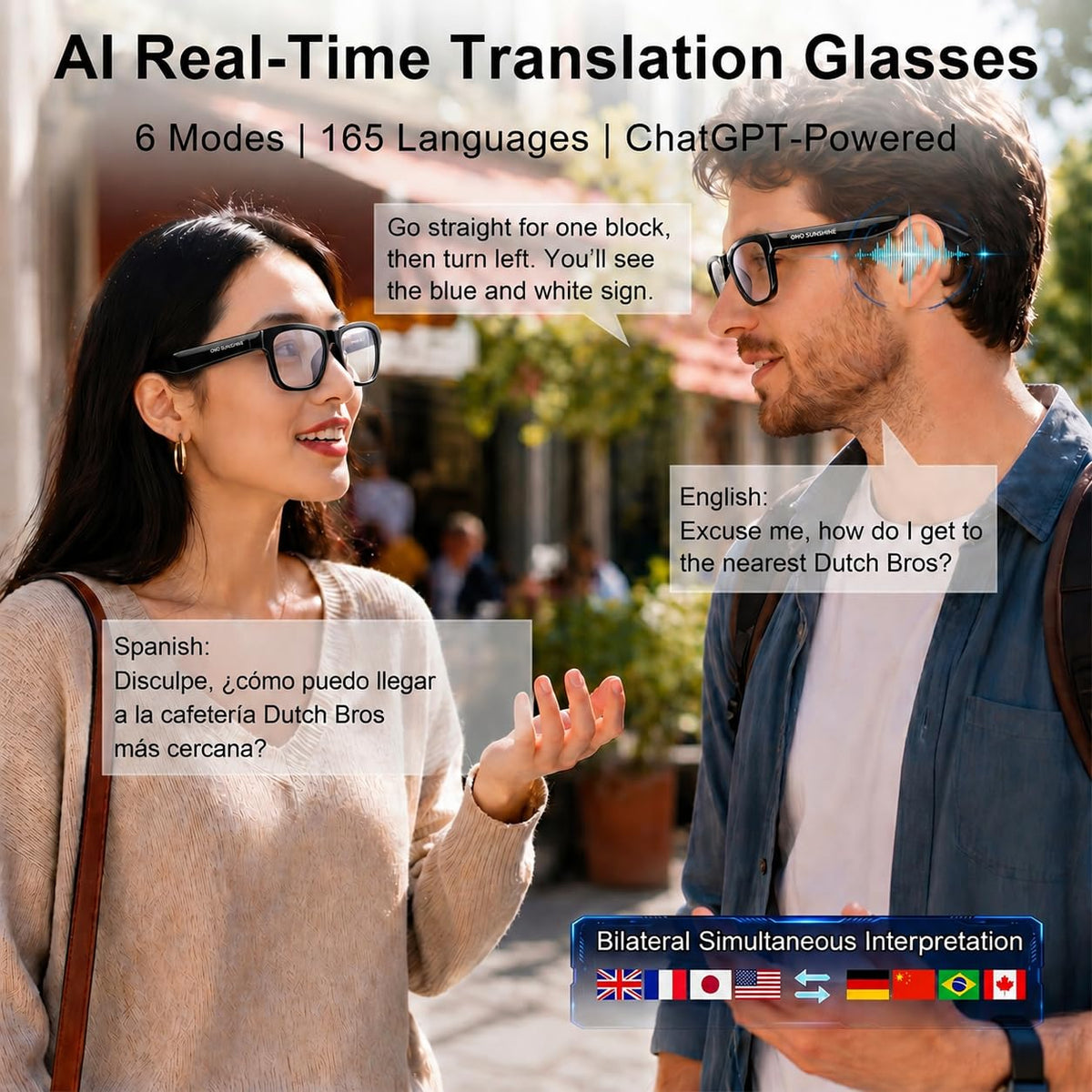 OhO Open Ear Smart Glasses, UV400 Z87.1 Lightweight Audio Bluetooth Glasses Father Jim Norris notebooks