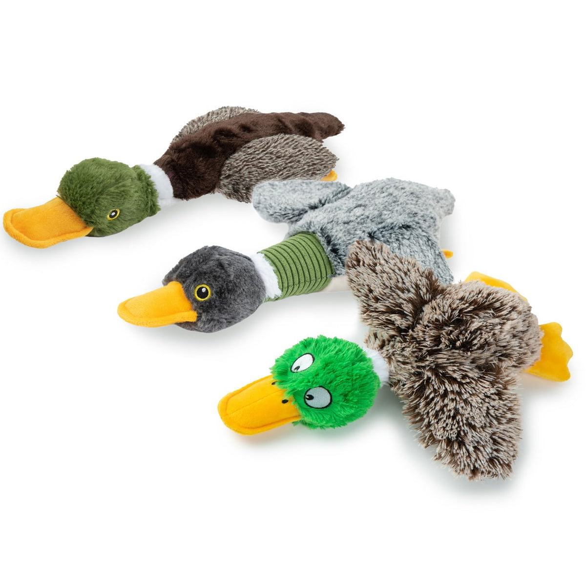 Best Pet Supplies Interactive Squeaky Dog Toy - Crinkle Duck, Blue Father Jim Norris notebooks