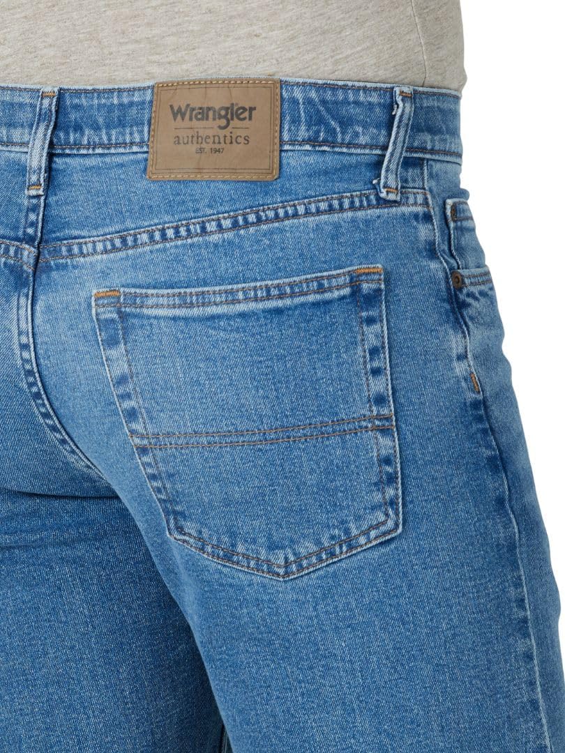 Wrangler Mens Comfort Flex Waist Relaxed Fit Jean