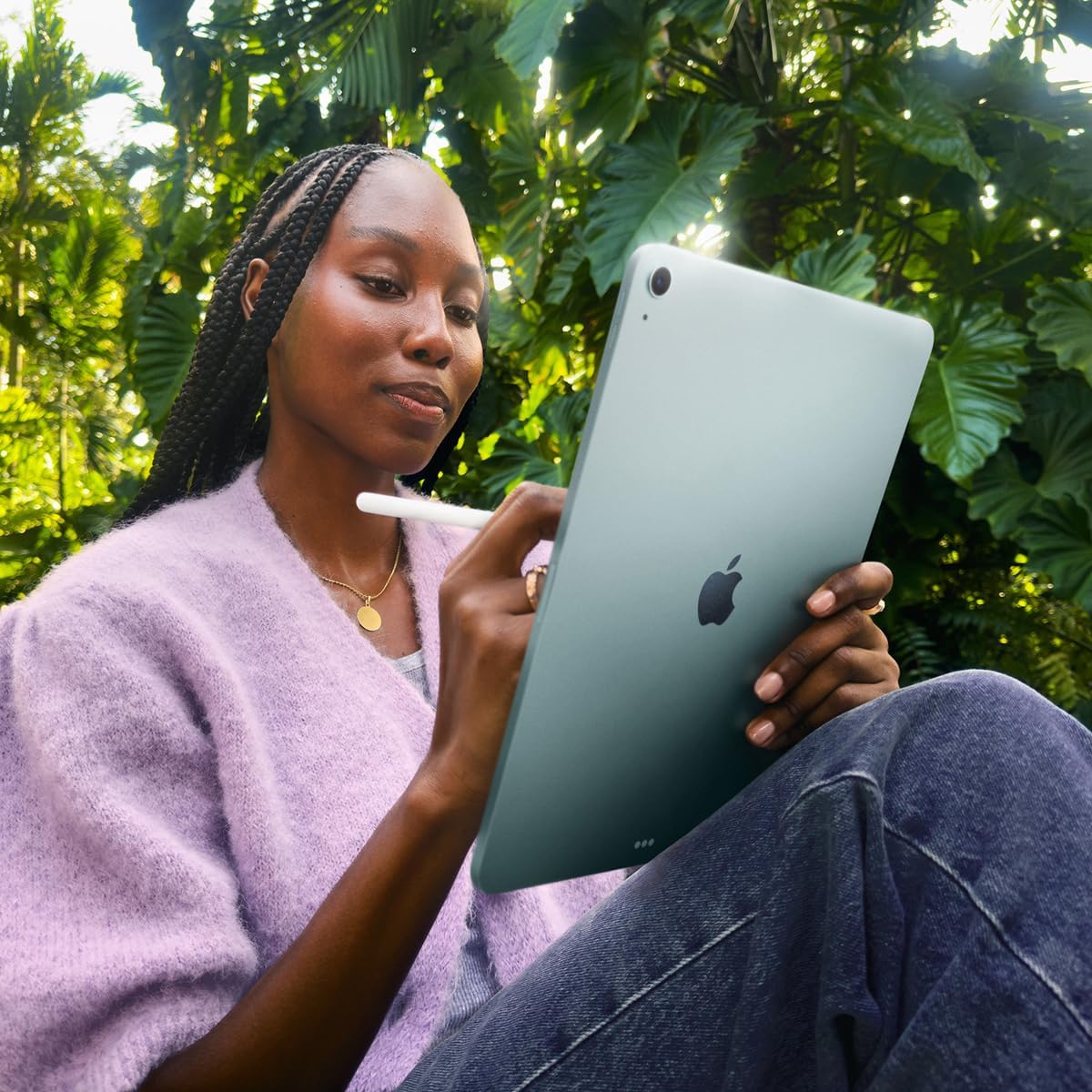Apple iPad Air 11-inch (M4): Liquid Retina Display, 1TB, 12MP Front/Back Camera, Wi-Fi 7 with Apple N1, Touch ID, All-Day Battery Life — Blue with AppleCare+ (2 years) Father Jim Norris notebooks