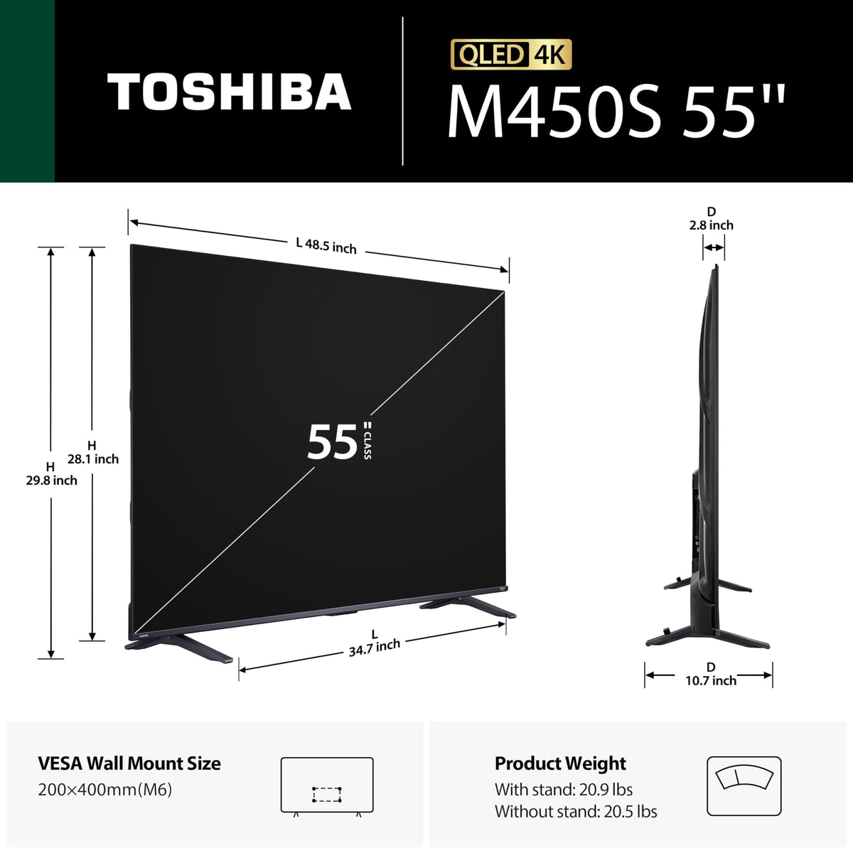 TOSHIBA 75" Class M450 Series QLED 4K UHD Smart Fire TV, Voice Remote with Alexa, Stream Live TV Without Cable Father Jim Norris notebooks