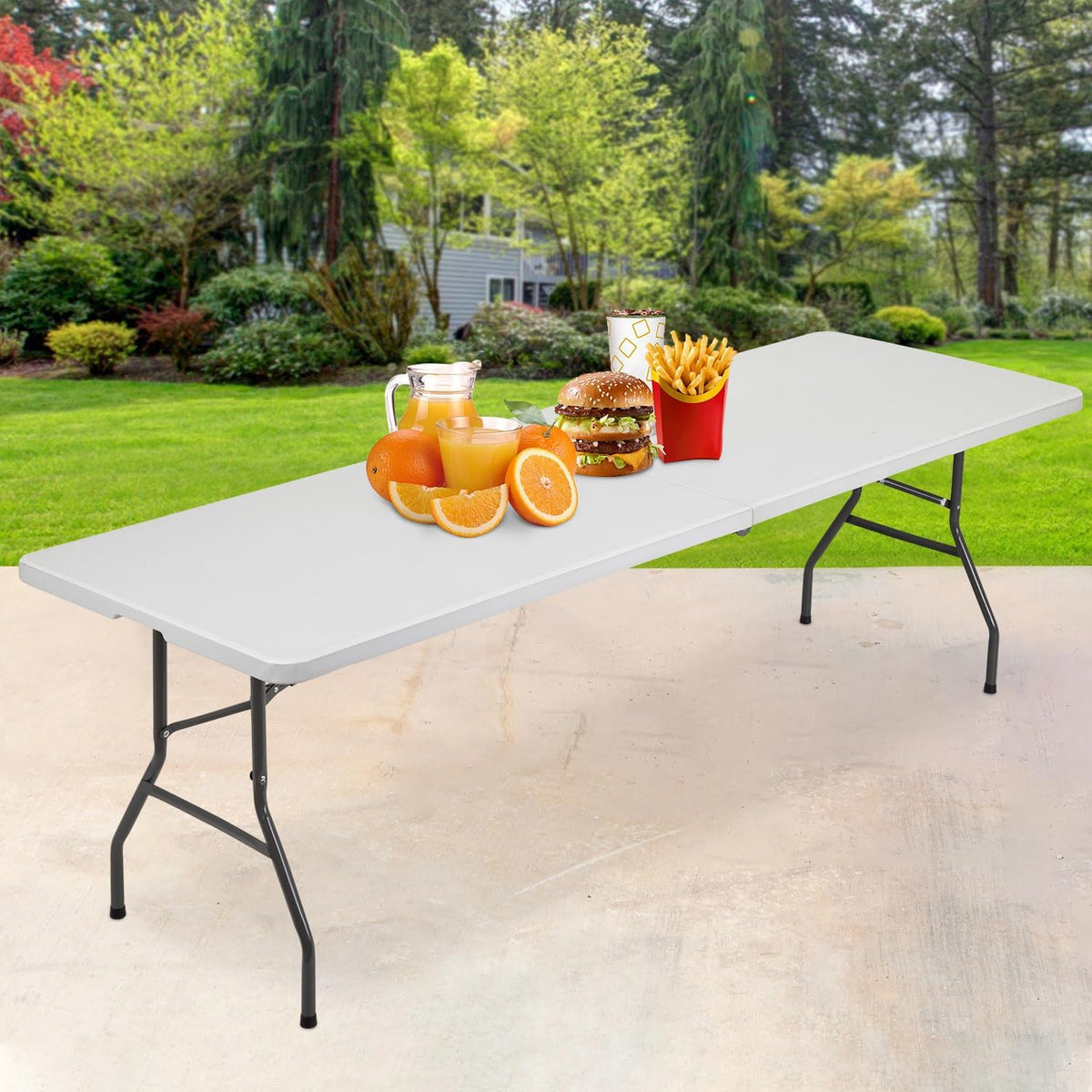 BestOffice | 6FT Folding Table | Black | Portable Plastic Table Father Jim Norris notebooks