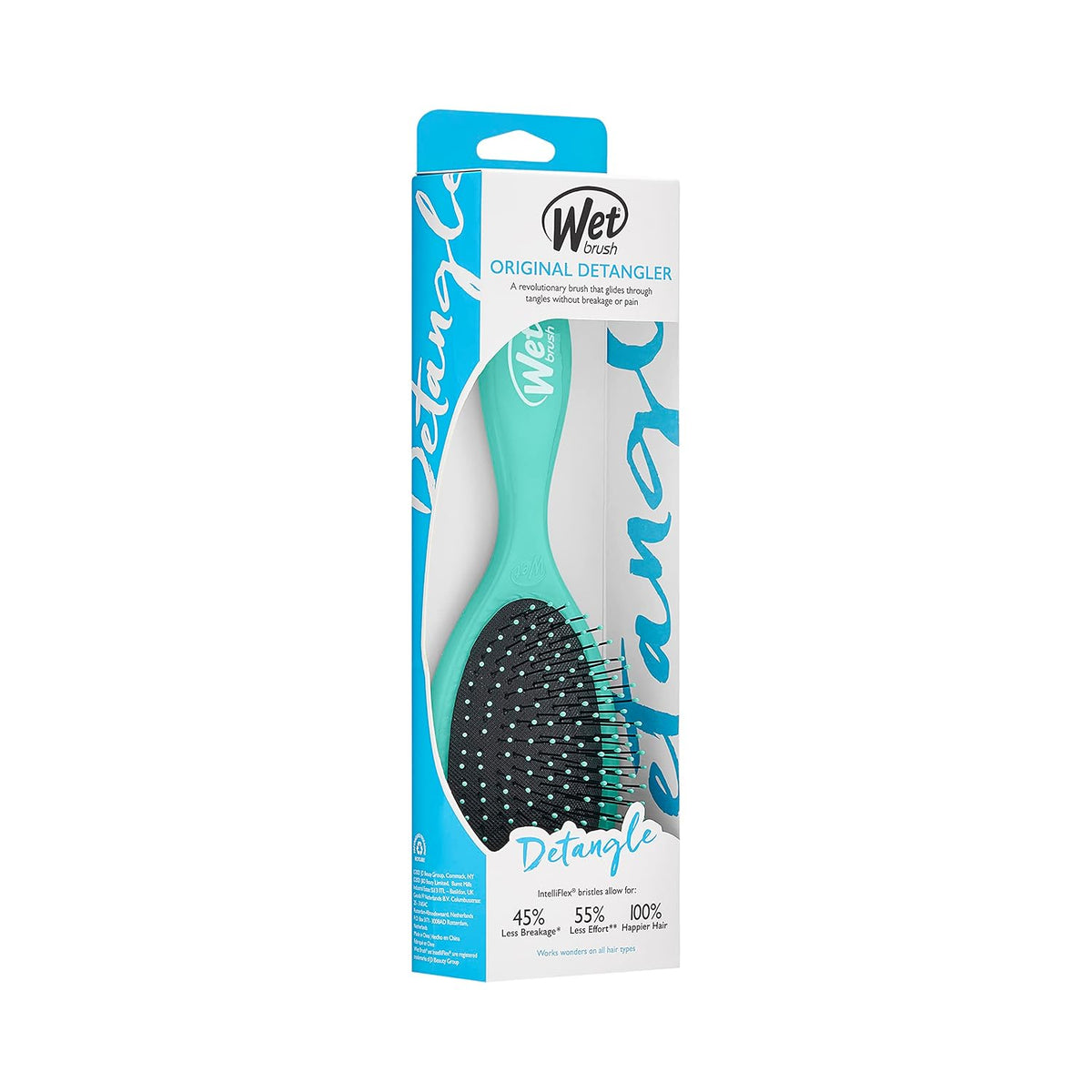 Wet Brush Original Detangler Hair Brush, Black Frost, For All Hair Textures