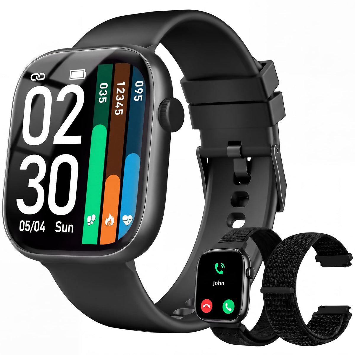 Smart Watch for Women, 1.83"HD Fitness Trackers with Answer/Calls, 2 Bands Father Jim Norris notebooks