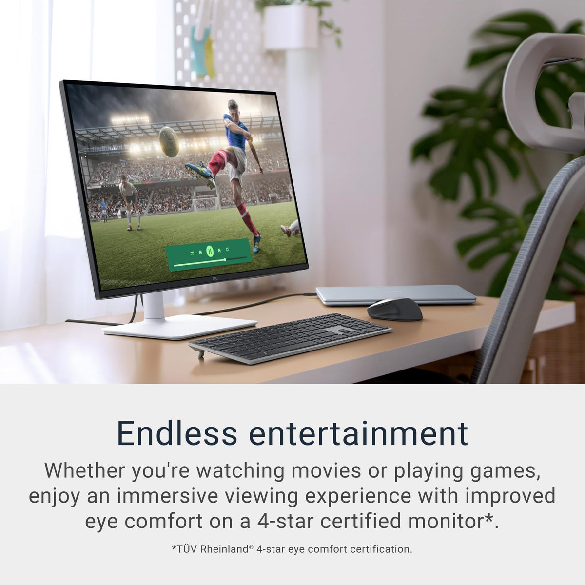 Dell 32 Monitor S3225QS, 4K UHD VA, 120Hz, FreeSync Premium, Eye Comfort Father Jim Norris notebooks