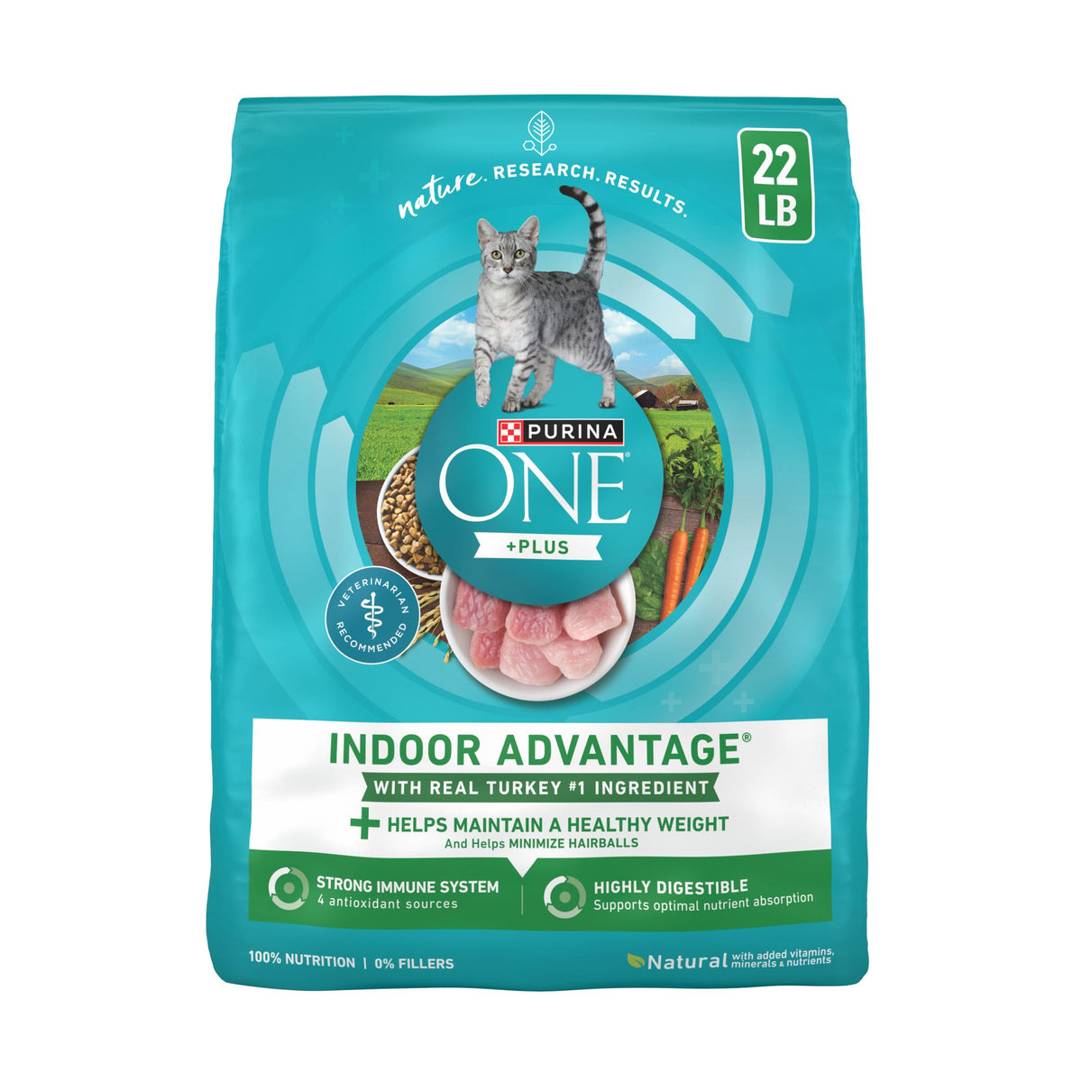 Purina ONE Natural Indoor Dry Cat Food, +Plus Indoor Advantage
