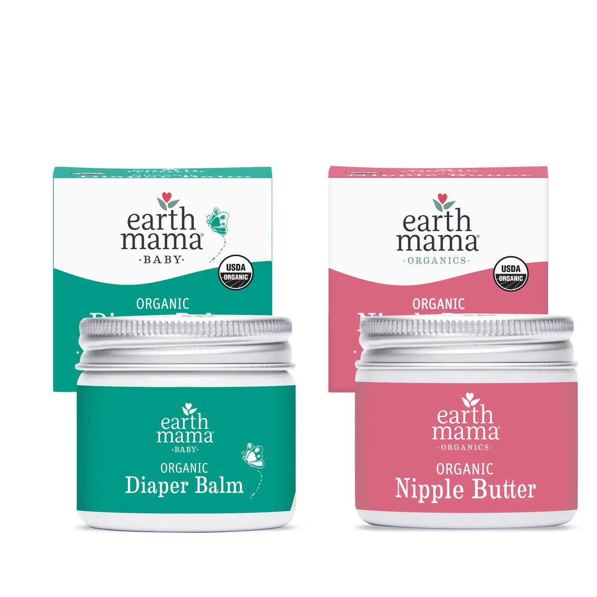 Earth Mama Organic Nipple Butter, Lanolin-Free Breastfeeding Cream, 2 fl oz