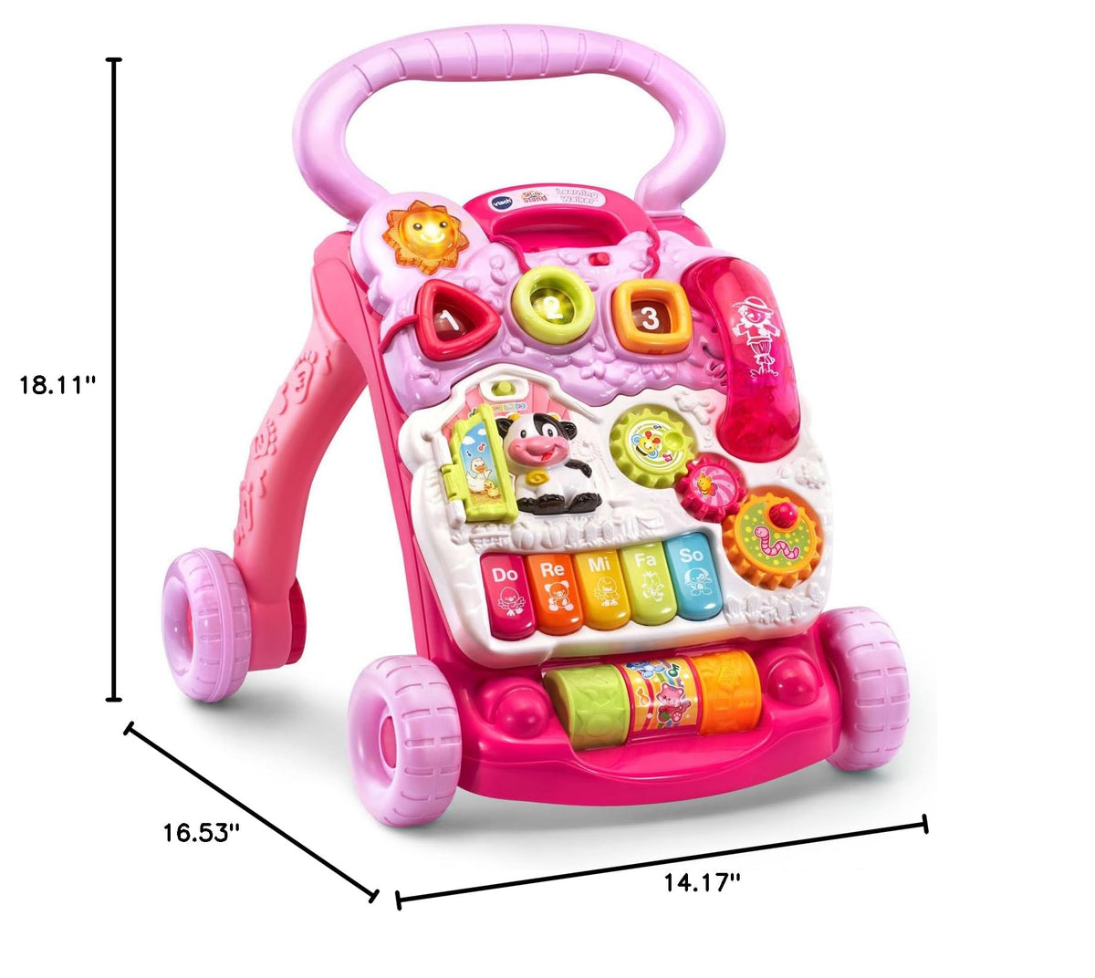 VTech Sit-to-Stand Learning Walker (Frustration Free Packaging), Blue