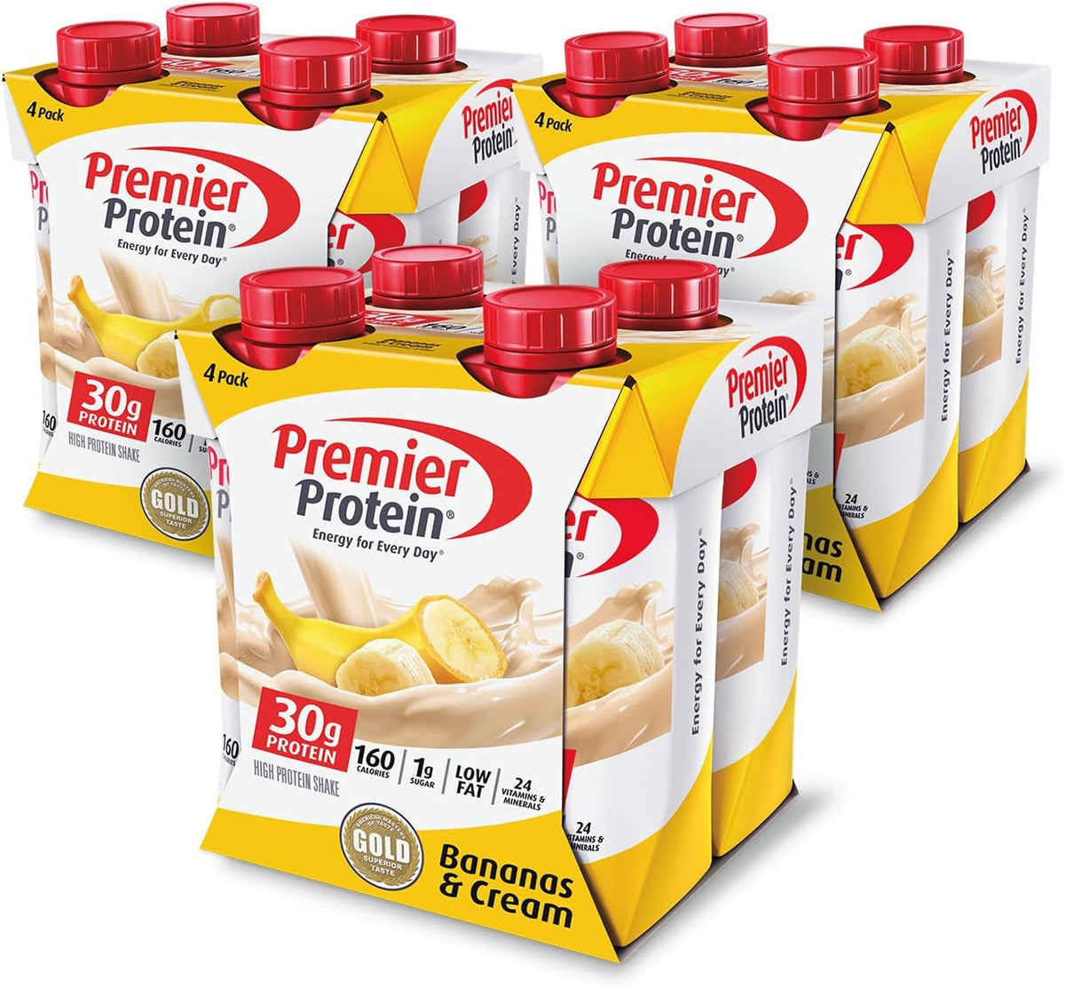 Premier Protein 30g High Protein Shake, Chocolate, 12 Pack