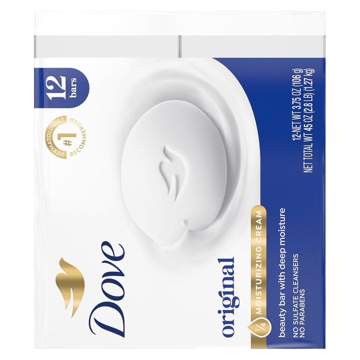 Dove Beauty Bar Soap Original 8 Count for Soft