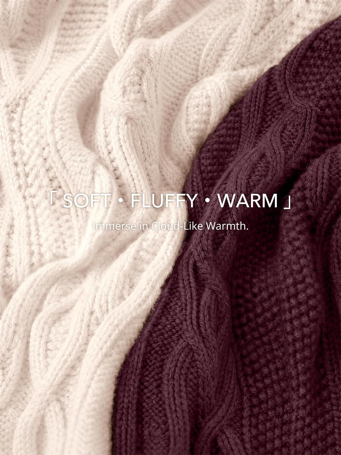 Trendy Queen Women's Oversized Cable Knit Sweaters 2026 Fall Outfits