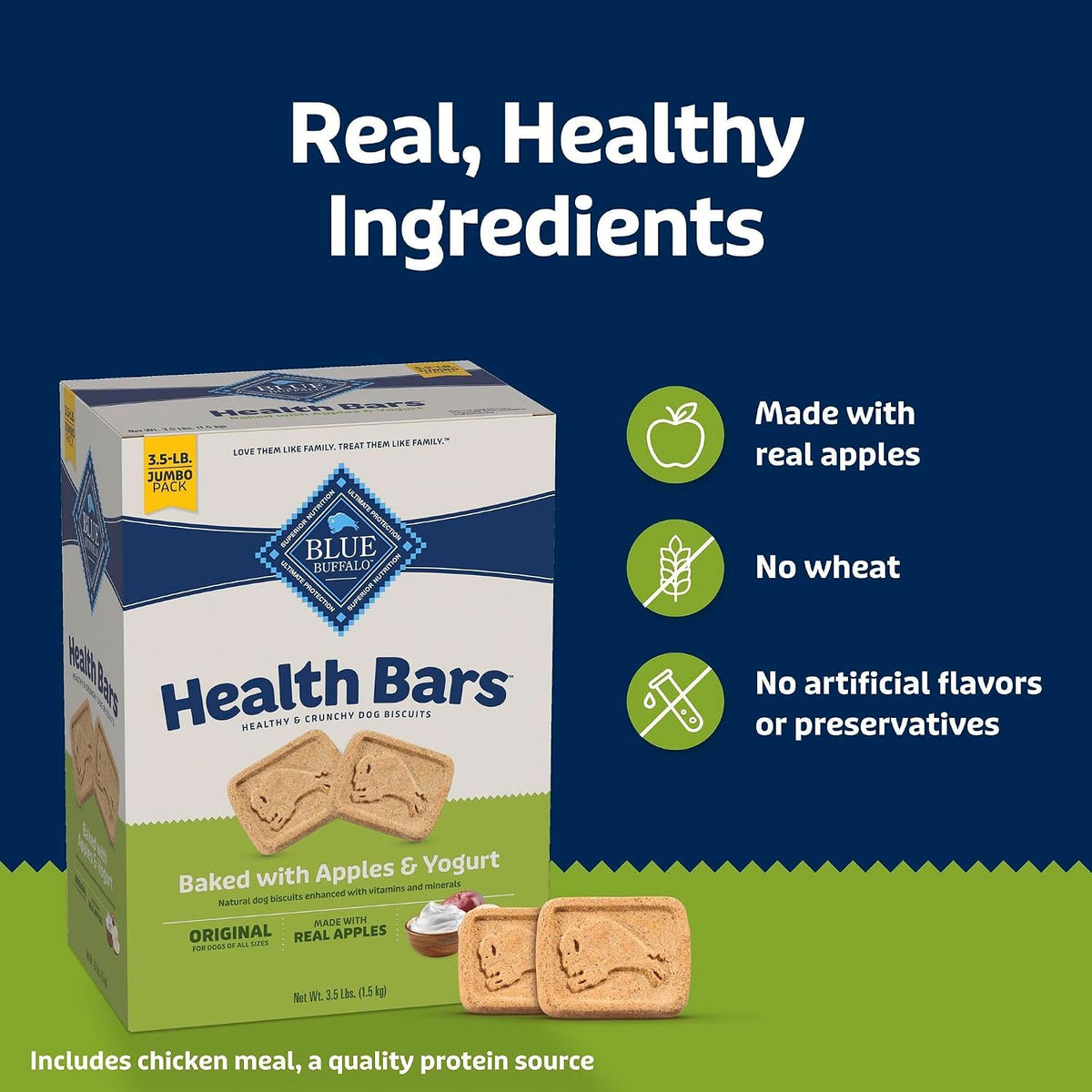 Blue Buffalo Health Bars Pumpkin & Cinnamon Dog Biscuits, 16 oz Father Jim Norris notebooks